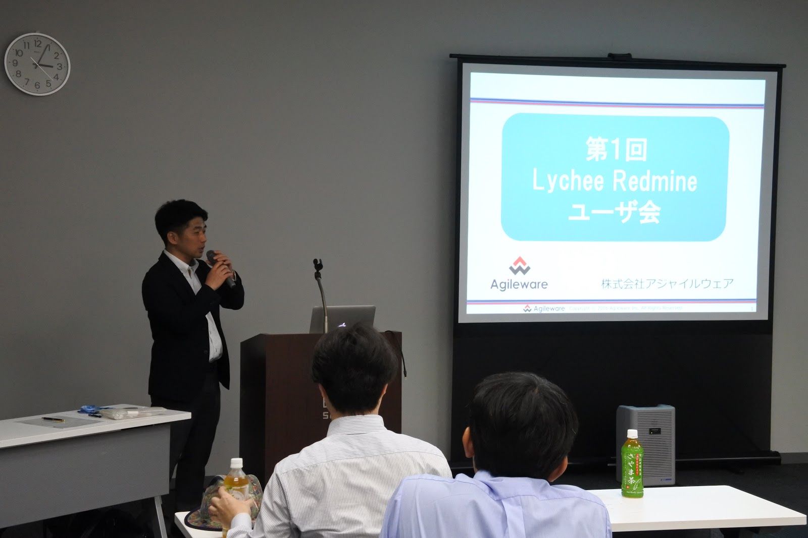 株式会社アジャイルウェア 代表取締役CEO川端 光義 （写真左）株式会社アジャイルウェア水口 崇 （写真右）