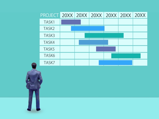 バーチャート工程表とは？特徴・ガントチャートとの違いや作成方法を解説