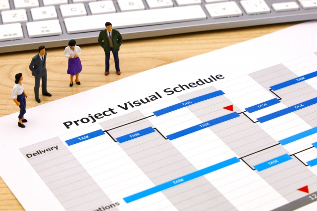 年間単位のプロジェクトも管理できるガントチャートとは？メリットや作成方法を解説