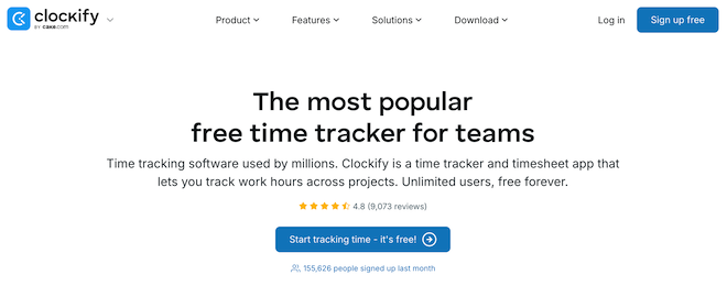 Clockify｜完全無料でチーム利用できるタイムトラッカー